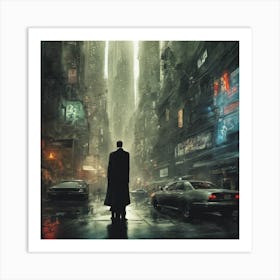 Dark City 1 Art Print