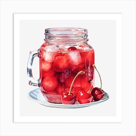 Cherry Iced Tea 12 Art Print