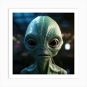 Alien Child 3 Art Print