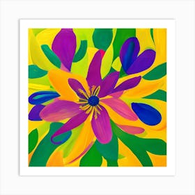 Purple Flower Art Print