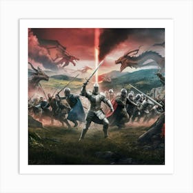 Kings Of War Art Print