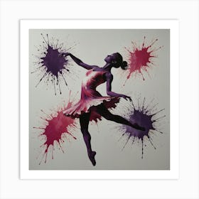 Ballet Dancer Canvas Art Art Print