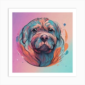 Dog Portrait Art Print