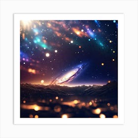 Galaxy Wallpaper 5 Art Print