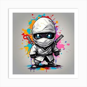 Ninja 3 Art Print