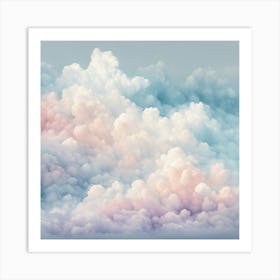 Abstract Clouds In The Sky 1 Art Print