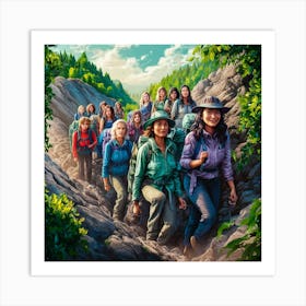 Women'S Hike Art Print