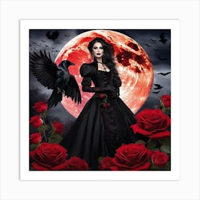 Blood Moon Art Print