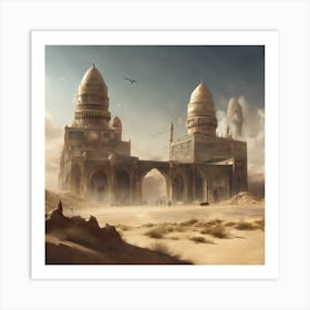 Sand Castle Art Print