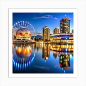 Vancouver Cityscape Art Print