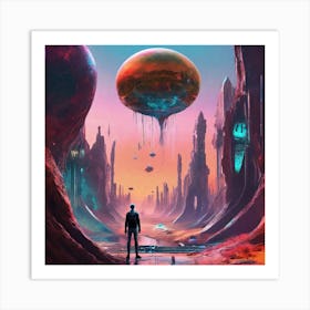 Alien Planet 2 Art Print