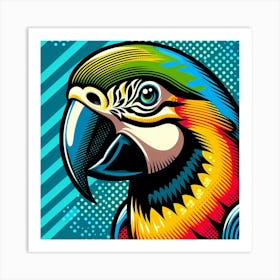 Pop Parrot 5 Art Print