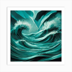 Ocean Waves 18 Art Print