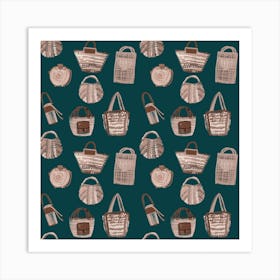 Bags Green Art Print