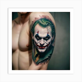 Joker Tattoo 18 Art Print