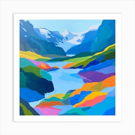 Abstract Travel Collection Switzerland 1 Art Print