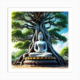 Buddha In The Treeggu Art Print