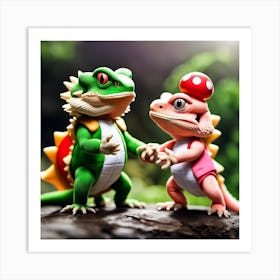 Toad Couple Art Print