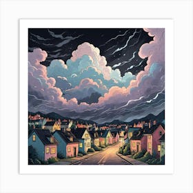 An Evening With Clouds Art (2) Art Print