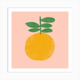 The Orange Square Art Print