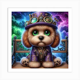 Steampunk Dog Art Print