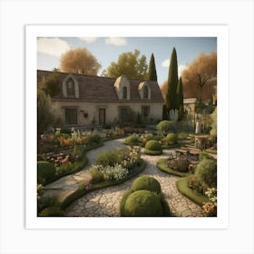 Default Default Vintage Gardens For Defferent Seasons Aestethi 2 (2) Art Print