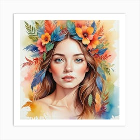 Watercolor Painting 17 Art Print