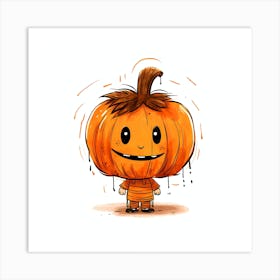 Halloween Pumpkin 2 Art Print