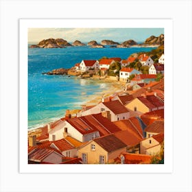 House On The Beach 1 Art Print