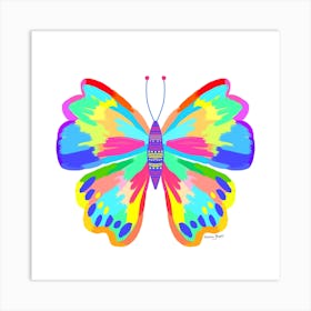 Colorful Butterfly Art Print