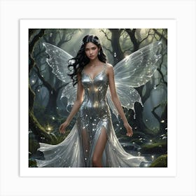 Fairy In The Forest 2 Art Print