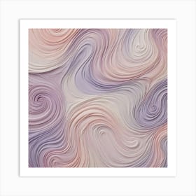 Abstract Wavy Texture 1 Art Print