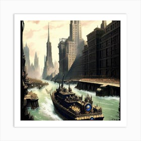 NYC 1929 Manhattan  Art Print