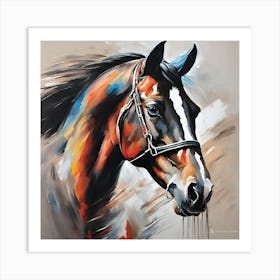 Horse Portrait 4 Art Print