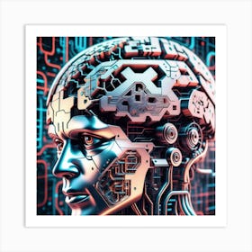 Artificial Intelligence Concept 4 Art Print