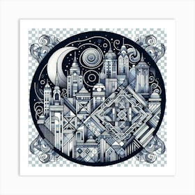 Cityscape 25 Art Print