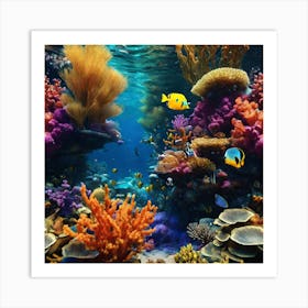 Coral Reef 3 Art Print