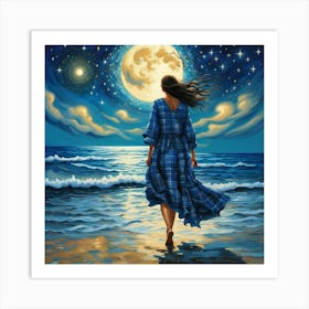 Full Moon Art Print