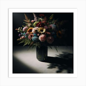 Flowers In A Vase 6 Art Print