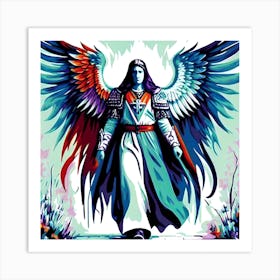 Angel With Wings Art Print