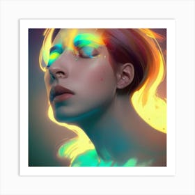 Glow In The Dark Art Print