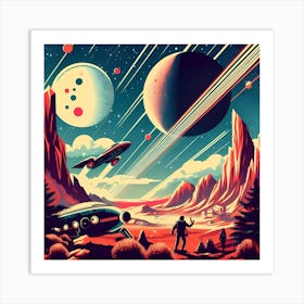 Space Art Art Print