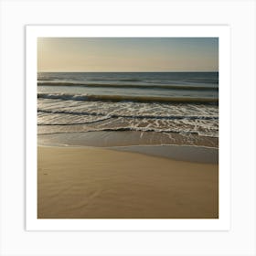 Sunset On The Beach 1 Art Print