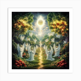 Angels Of The Forest Art Print