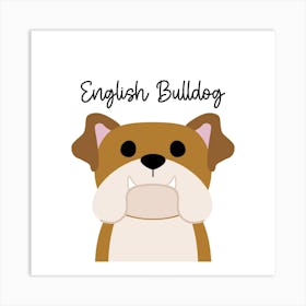 English Bulldog Art Print