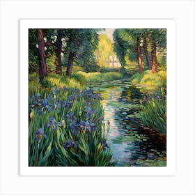 Spring Stitch Symphony 1 Art Print