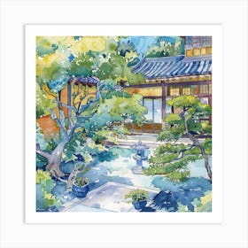 Japanese Garden 4 Art Print