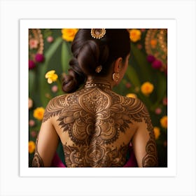 Mehndi Design Art Print