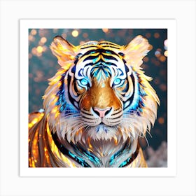 Tiger of glass Art Print