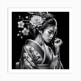 Geisha 6 Art Print